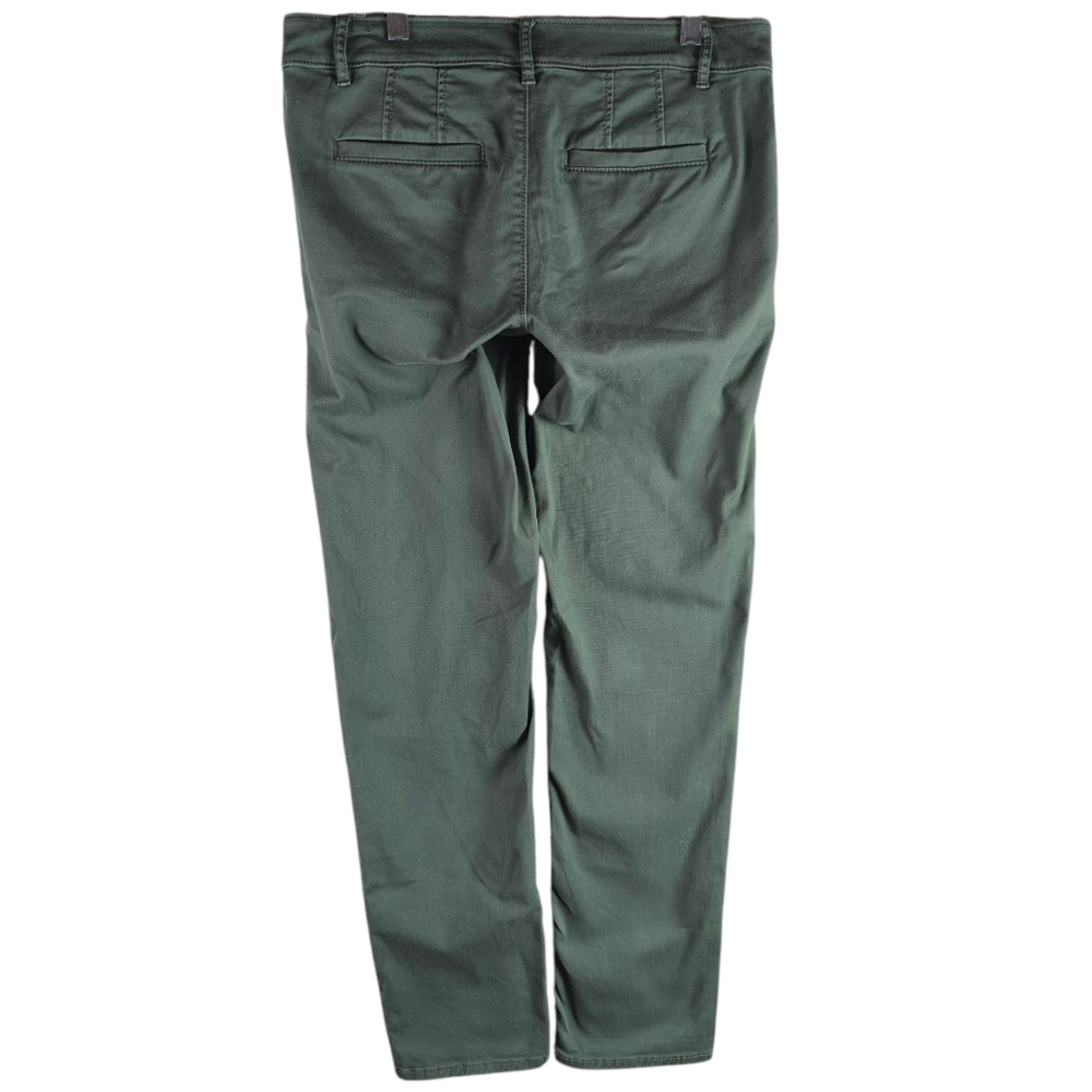 Loft Olive Green Straight Leg Chinos In 2 - Picture 2 of 8